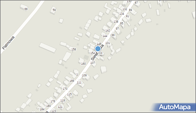 Myszków, Siewierska, 105, mapa Myszków