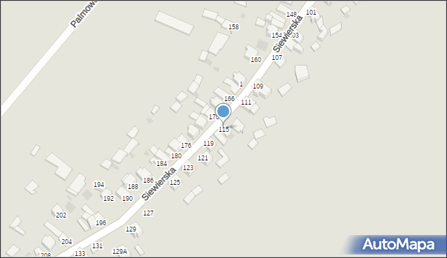 Myszków, Siewierska, 115, mapa Myszków