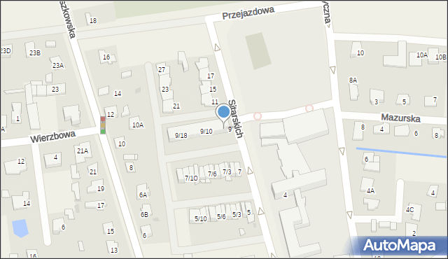 Nadarzyn, Sitarskich, 9/3, mapa Nadarzyn