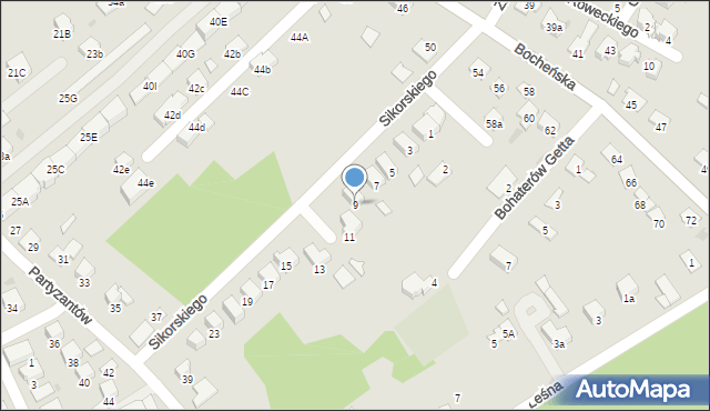 Niepołomice, Sikorskiego Władysława, gen., 9, mapa Niepołomice