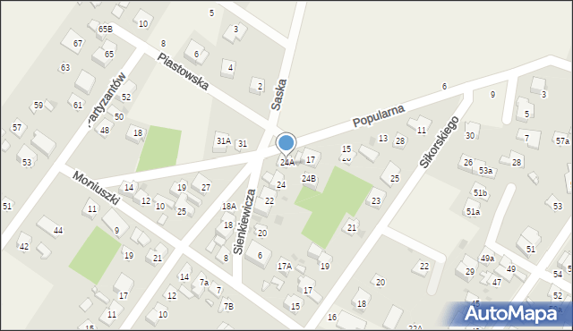 Nowe Grocholice, Sienkiewicza Henryka, 26a, mapa Nowe Grocholice