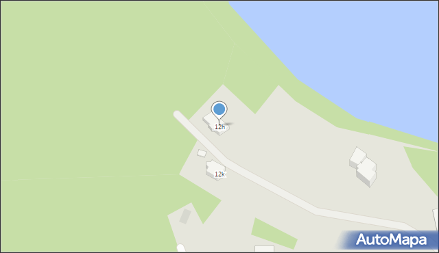 Olsztyn, Sielska, 12h, mapa Olsztyna