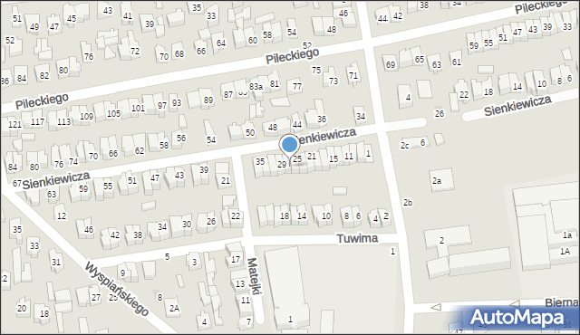 Opoczno, Sienkiewicza Henryka, 27, mapa Opoczno