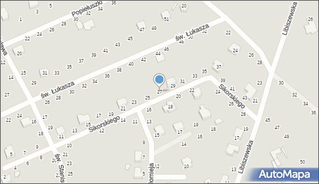 Opoczno, Sikorskiego Władysława, gen., 27, mapa Opoczno