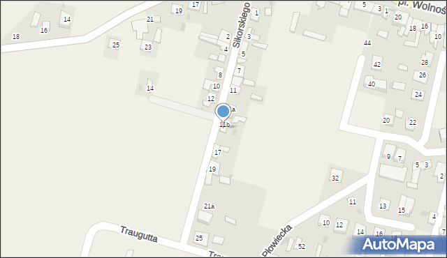 Osięciny, Sikorskiego Władysława, gen., 15, mapa Osięciny