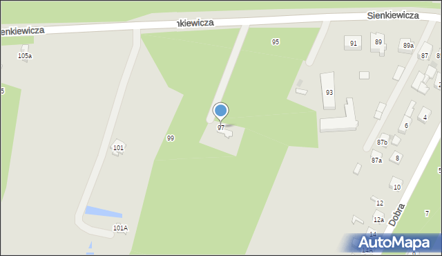 Ostrowiec Świętokrzyski, Sienkiewicza Henryka, 97, mapa Ostrowiec Świętokrzyski