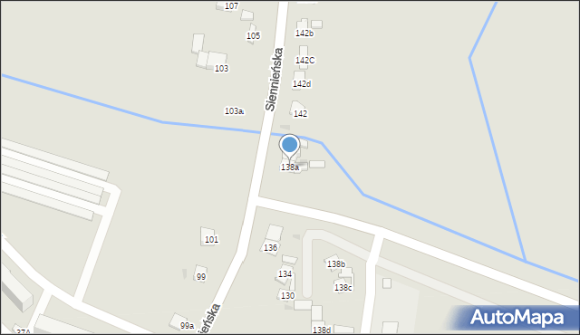 Ostrowiec Świętokrzyski, Siennieńska, 138a, mapa Ostrowiec Świętokrzyski