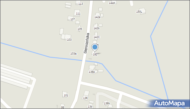 Ostrowiec Świętokrzyski, Siennieńska, 142, mapa Ostrowiec Świętokrzyski