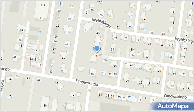 Ożarów Mazowiecki, Sikorskiego Władysława, gen., 51, mapa Ożarów Mazowiecki