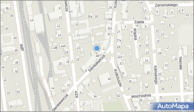 Piaseczno, Sienkiewicza Henryka, 4A, mapa Piaseczno