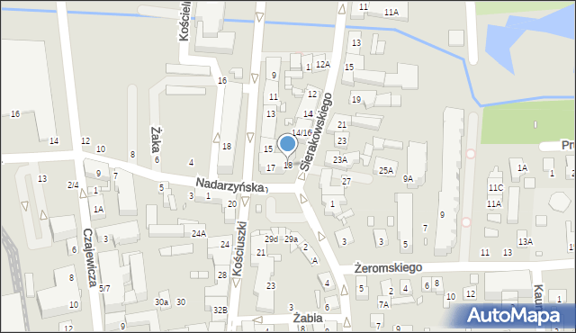 Piaseczno, Sierakowskiego, 18, mapa Piaseczno