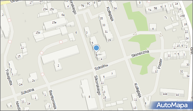 Police, Sikorskiego Władysława, gen., 9, mapa Police