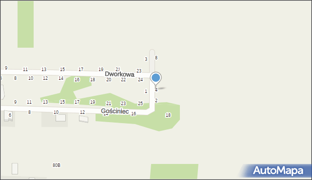 Prażmów, Sielska, 4, mapa Prażmów