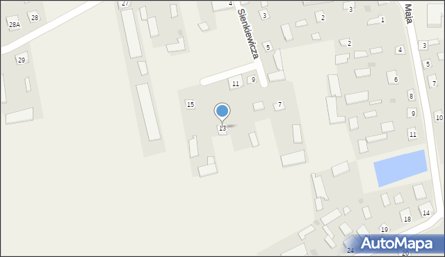 Przesmyki, Sienkiewicza Henryka, 13, mapa Przesmyki