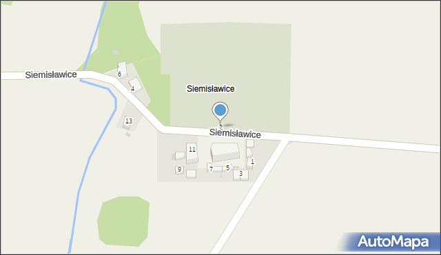 Przeworno, Siemisławice, 2, mapa Przeworno