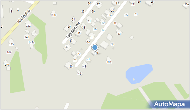 Radom, Siarczyńskiego Franciszka, ks., 39B, mapa Radomia