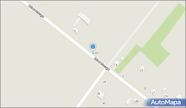 Radomsko, Sikorskiego Władysława, gen., 7, mapa Radomsko