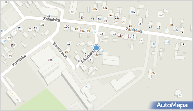 Radzyń Podlaski, Sikorskiego Władysława, gen., 9, mapa Radzyń Podlaski