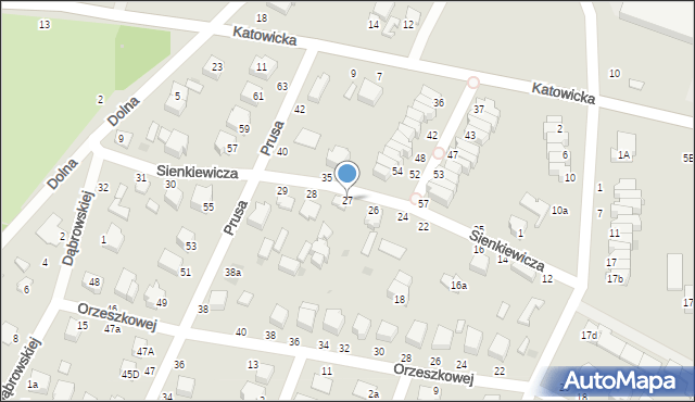 Rawa Mazowiecka, Sienkiewicza Henryka, 27, mapa Rawa Mazowiecka