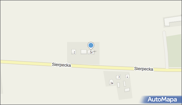Rościszewo, Sierpecka, 2a, mapa Rościszewo