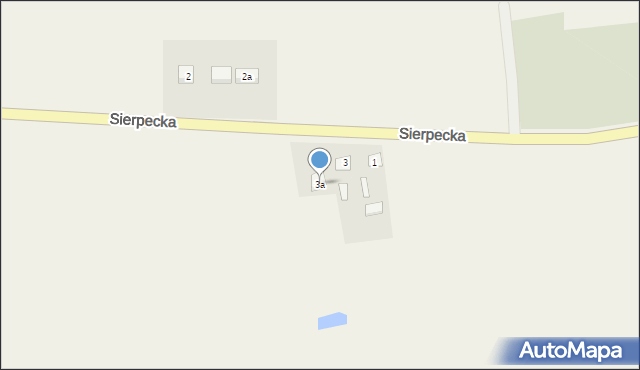 Rościszewo, Sierpecka, 3a, mapa Rościszewo