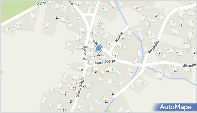 Rozkochów, Sikorskiego Władysława, gen., 37, mapa Rozkochów