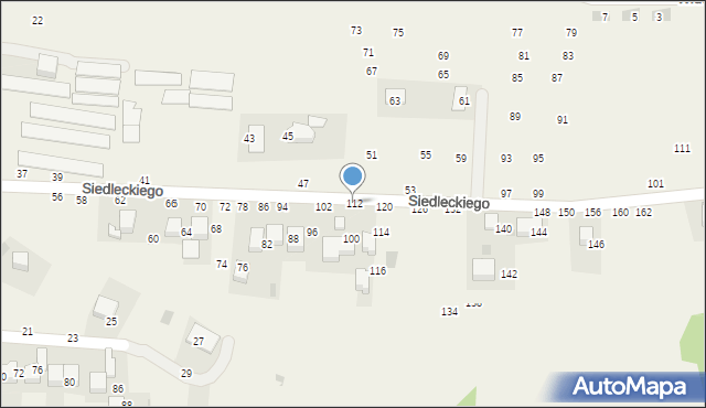 Rudawa, Siedleckiego Marcina, ks., 112, mapa Rudawa