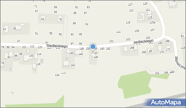 Rudawa, Siedleckiego Marcina, ks., 152, mapa Rudawa