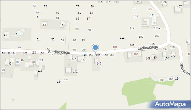 Rudawa, Siedleckiego Marcina, ks., 154, mapa Rudawa