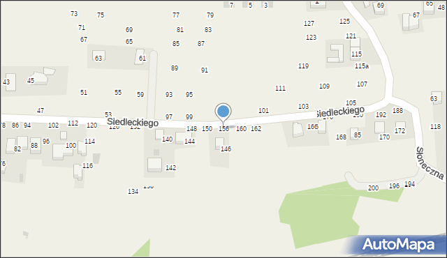 Rudawa, Siedleckiego Marcina, ks., 156, mapa Rudawa