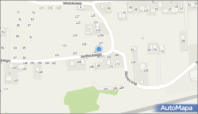 Rudawa, Siedleckiego Marcina, ks., 180, mapa Rudawa