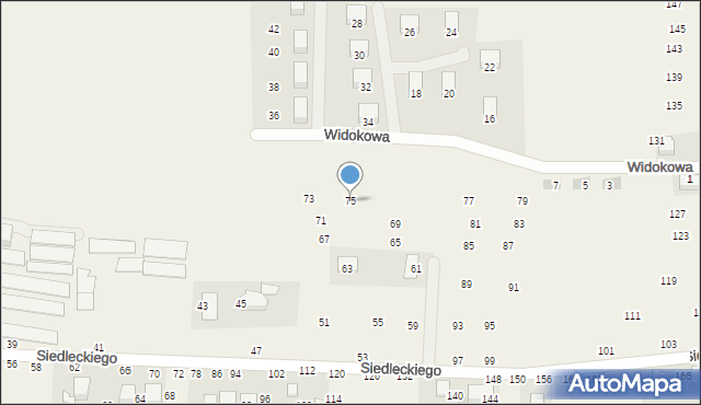 Rudawa, Siedleckiego Marcina, ks., 75, mapa Rudawa