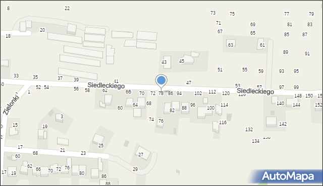 Rudawa, Siedleckiego Marcina, ks., 78, mapa Rudawa