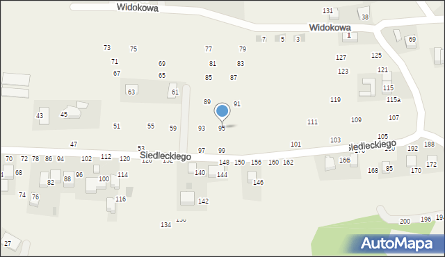 Rudawa, Siedleckiego Marcina, ks., 95, mapa Rudawa