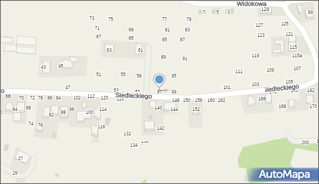 Rudawa, Siedleckiego Marcina, ks., 97, mapa Rudawa