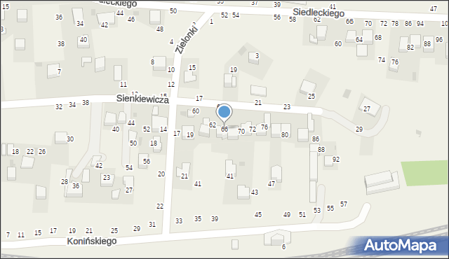 Rudawa, Sienkiewicza Henryka, 66, mapa Rudawa