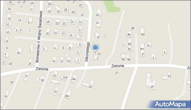 Rymanów, Sikorskiego Władysława, gen., 4, mapa Rymanów