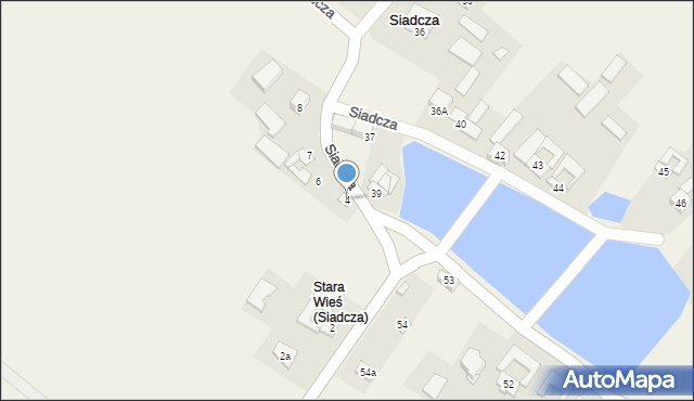 Siadcza, Siadcza, 4, mapa Siadcza