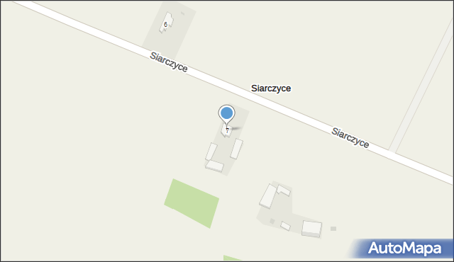 Siarczyce, Siarczyce, 7, mapa Siarczyce