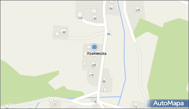 Siary, Siary, 109, mapa Siary