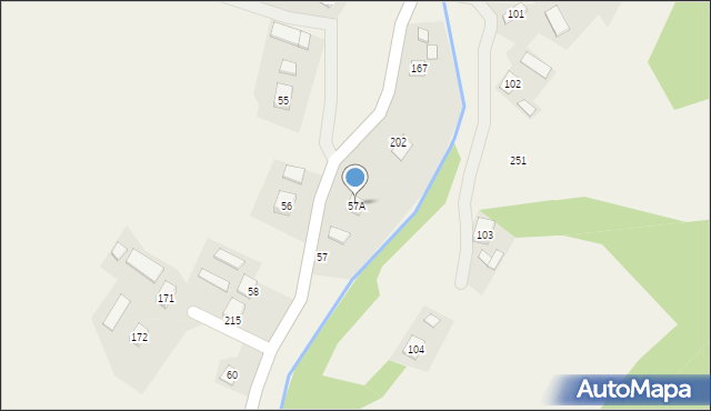 Siary, Siary, 57A, mapa Siary