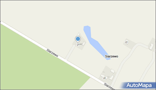 Siarzewo, Siarzewo, 17, mapa Siarzewo