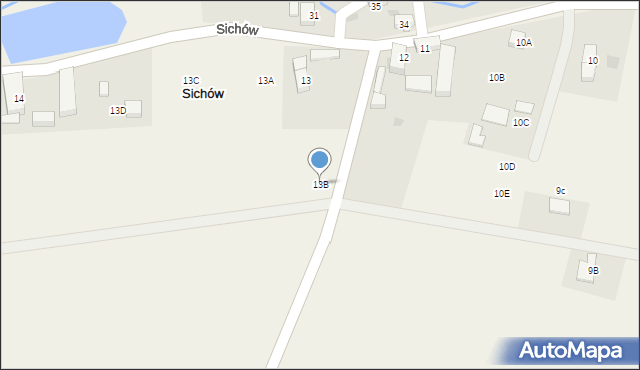 Sichów, Sichów, 13B, mapa Sichów