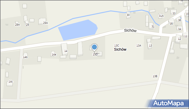 Sichów, Sichów, 13D, mapa Sichów