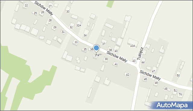 Sichów Mały, Sichów Mały, 37A, mapa Sichów Mały