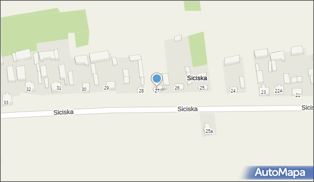 Siciska, Siciska, 27, mapa Siciska