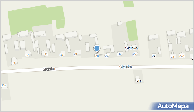 Siciska, Siciska, 28, mapa Siciska