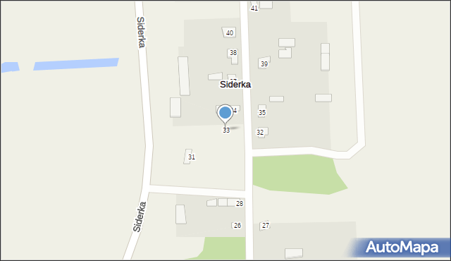 Siderka, Siderka, 33, mapa Siderka