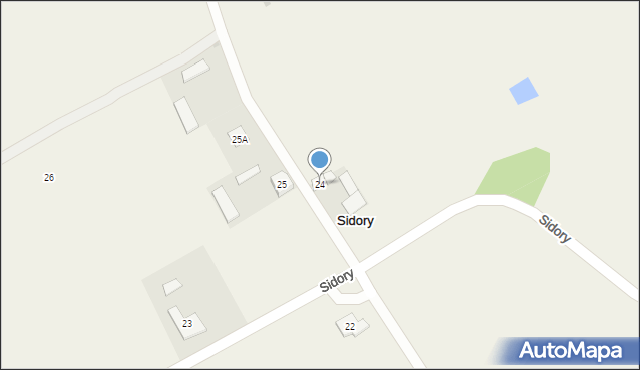 Sidory, Sidory, 24, mapa Sidory