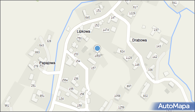 Sidzina, Sidzina, 1001, mapa Sidzina